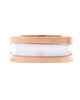 Pre-owned Bvlgari Pre-Owned Bvlgari B. Zero1 Two Band Ring 18K Rose Gold and Ceramic - 2