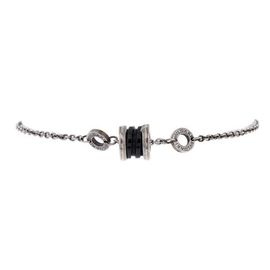 Pre-Owned Bvlgari Pre-Owned Bvlgari B.Zero1 Save the Children Soft Bracelet Sterling Silver with Ceramic