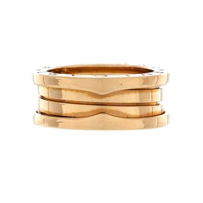 Pre-Owned Bvlgari Pre-Owned Bvlgari B.Zero1 Three Band Ring 18K Yellow Gold
