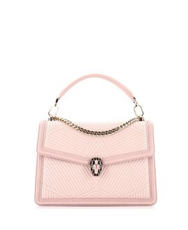 Pre-owned Bvlgari Pre-Owned Bvlgari Medium Serpenti Forever Shoulder Bag Quilted Leather