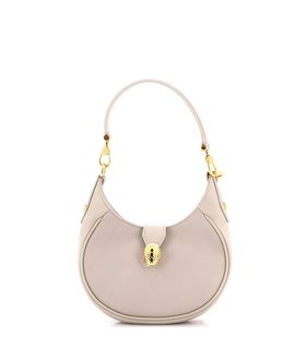 Pre-owned Bvlgari Pre-Owned Bvlgari Mini Serpenti Ellipse Crossbody Bag Leather