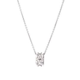 Pre-Owned Bvlgari Pre-Owned Bvlgari Parentesi Ring Pendant Necklace 18K White Gold