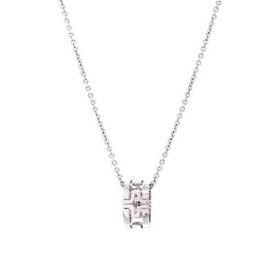 Pre-Owned Bvlgari Pre-Owned Bvlgari Parentesi Ring Pendant Necklace 18K White Gold