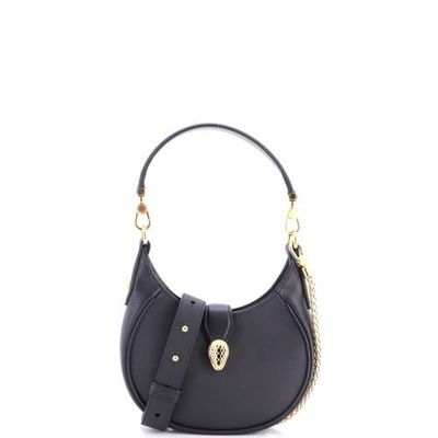 Pre-Owned Bvlgari Pre-Owned Bvlgari Serpenti Ellipse Crossbody Bag Leather Mini