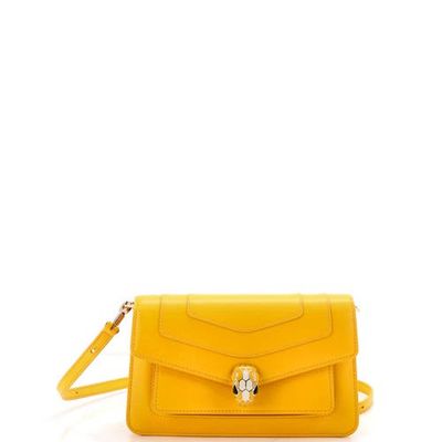 Pre-Owned Bvlgari Pre-Owned Bvlgari Serpenti Forever East West Shoulder Bag Leather Small