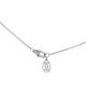 Pre-owned Cartier Pre-Owned Cartier 0.20CT 1895 Solitaire Necklace 18K White Gold with Rbc Diamond D/VVS1, 16.5 - 3