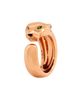 Pre-owned Cartier Pre-Owned Cartier 11mm Panthere de Cartier Ring 18K Rose Gold with Lacquer, Onyx and Tsavorite - 3