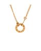 Pre-owned Cartier Pre-Owned Cartier 2 Diamonds Love Pendant Necklace 18K Gold and Diamonds, 16.5 - 1