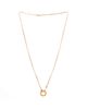 Pre-owned Cartier Pre-Owned Cartier 2 Diamonds Love Pendant Necklace 18K Gold and Diamonds, 16.5 - 2
