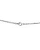 Pre-owned Cartier Pre-Owned Cartier 2 Diamonds Love Pendant Necklace 18K White Gold with Diamonds, 17.75 - 3