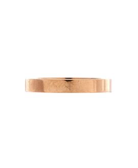 Pre-owned Cartier Pre-Owned Cartier 3mm C de Cartier Wedding Band Ring 18K Rose Gold