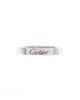 Pre-owned Cartier Pre-Owned Cartier 3mm C de Cartier Wedding Band Ring Platinum - 3