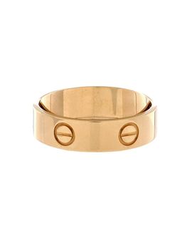 Pre-owned Cartier Pre-Owned Cartier 5.5mm Astro Love Ring 18K Gold