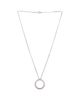Pre-owned Cartier Pre-Owned Cartier 6 Diamonds Love Pendant Necklace 18K White Gold and Diamonds, 16.5 - 3