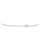 Pre-owned Cartier Pre-Owned Cartier Agrafe Cable Chain Bracelet 18K White Gold with Diamonds - 2
