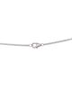 Pre-owned Cartier Pre-Owned Cartier Agrafe Chain Pendant Necklace 18K White Gold with Diamonds, 16 - 3