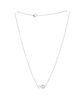Pre-owned Cartier Pre-Owned Cartier Agrafe Pendant Necklace 18K White Gold with Diamonds, 15.75 - 2