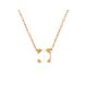 Pre-owned Cartier Pre-Owned Cartier C de Cartier Necklace 18K Rose Gold and Pearl, 16.25 - 1