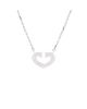 Pre-owned Cartier Pre-Owned Cartier C Heart de Cartier Pendant Necklace 18K White Gold, 15.75 - 1