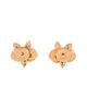 Pre-owned Cartier Pre-Owned Cartier Caresse D'Orchidees Stud Earrings 18K Rose Gold with Diamonds - 3