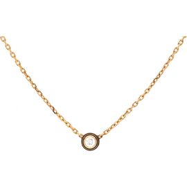 Pre-Owned Cartier Pre-Owned Cartier Cartier D'Amour Pendant Necklace 18K Yellow Gold and Diamond XS