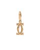 Pre-owned Cartier Pre-Owned Cartier Double C Charm Pendant 18K Gold and Diamonds - 3