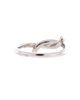Pre-owned Cartier Pre-Owned Cartier Entrelaces Band Ring 18K White Gold - 3