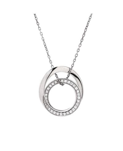 Pre-owned Cartier Pre-Owned Cartier Etincelle de Cartier Pendant Necklace 18K White Gold with Diamonds