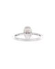 Pre-owned Cartier Pre-Owned Cartier Etincelle de Cartier Solitaire Ring 18K White Gold with Pear Cut Diamond and Pave Diamond - 3