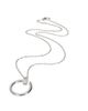 Pre-owned Cartier Pre-Owned Cartier Juste Un Clou 18k White Gold Necklace, 16 - 2