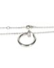 Pre-owned Cartier Pre-Owned Cartier Juste Un Clou 18k White Gold Necklace, 16 - 3