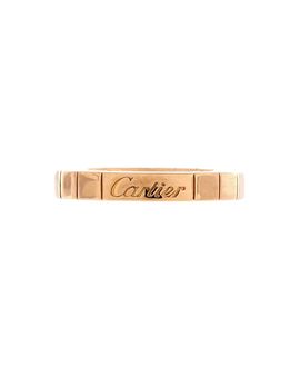 Pre-owned Cartier Pre-Owned Cartier Lanieres Ring 18K Rose Gold