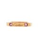 Pre-owned Cartier Pre-Owned Cartier Lanieres Ring 18K Rose Gold with Pink Sapphires - 1