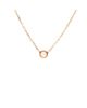 Pre-owned Cartier Pre-Owned Cartier Large Cartier D'Amour Pendant Necklace 18K Gold with Diamond, 16 - 1