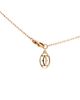 Pre-owned Cartier Pre-Owned Cartier Large Cartier D'Amour Pendant Necklace 18K Gold with Diamond, 16 - 3
