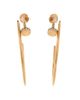 Pre-owned Cartier Pre-Owned Cartier Large Juste un Clou Hoop Earrings 18K Gold with Diamonds - 1