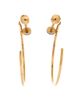 Pre-owned Cartier Pre-Owned Cartier Large Juste un Clou Hoop Earrings 18K Gold with Diamonds - 3