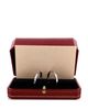Pre-owned Cartier Pre-Owned Cartier Large Love Hoop Earrings 18K White Gold - 3