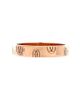 Pre-owned Cartier Pre-Owned Cartier Logo de Cartier Wedding Band Ring 18K Rose Gold - 1