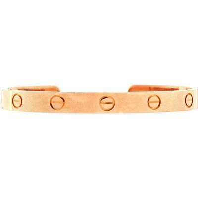 Pre-Owned Cartier Pre-Owned Cartier Love Cuff Bracelet 18K Rose Gold