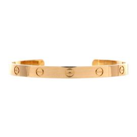 Pre-Owned Cartier Pre-Owned Cartier Love Cuff Bracelet 18K Yellow Gold