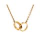 Pre-owned Cartier Pre-Owned Cartier Love Interlocking Necklace 18K Gold - 1