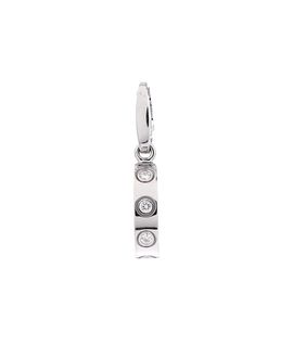 Pre-owned Cartier Pre-Owned Cartier Love Pendant Charm 18K White Gold with Diamonds