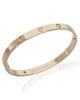 Pre-owned Cartier Pre-Owned Cartier Love Single Screw Closure 18k Yellow Gold Bracelet - 2