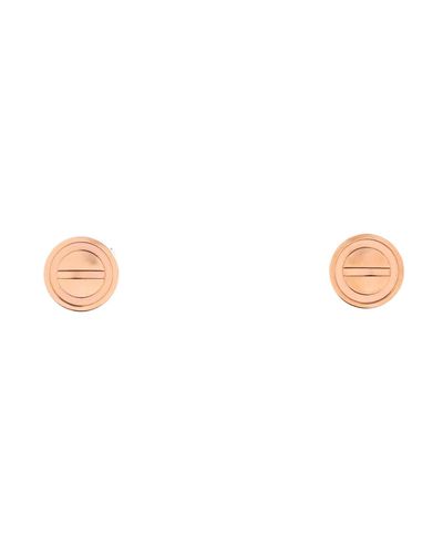 Pre-owned Cartier Pre-Owned Cartier Love Stud Earrings 18K Rose Gold