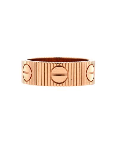 Pre-owned Cartier Pre-Owned Cartier Love Unlimited Ring 18K Rose Gold