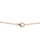 Pre-owned Cartier Pre-Owned Cartier Medium Trinity Pendant Necklace 18K Tricolor Gold with Pave Diamonds, 16.25 - 3
