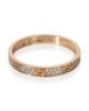 Pre-owned Cartier Pre-Owned Cartier Mini Model Love 18k Rose Gold Ring - 1