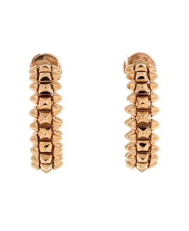 Pre-owned Cartier Pre-Owned Cartier Small 16.2mm Clash de Cartier Earrings 18K Rose Gold