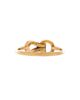 Pre-owned Cartier Pre-Owned Cartier Small Agrafe Vine Ring 18K Gold with Diamonds - 3